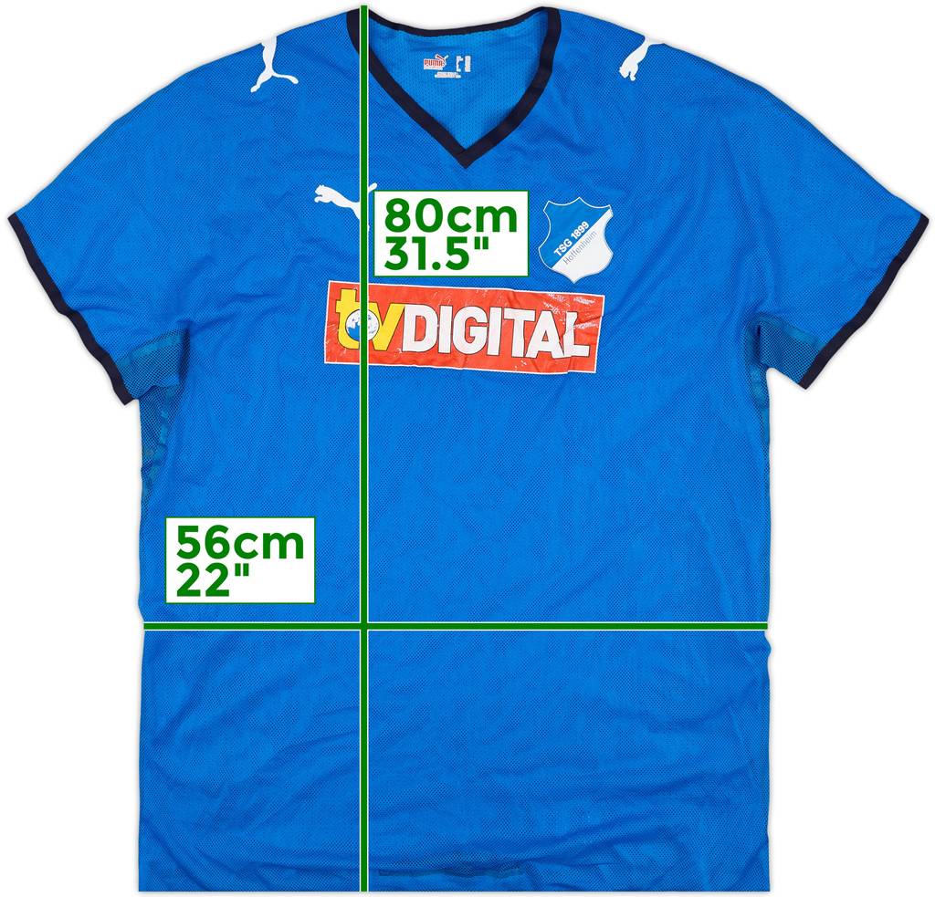 2008-09 TSG Hoffenheim Authentic Home Shirt - 6/10 - (XXL)