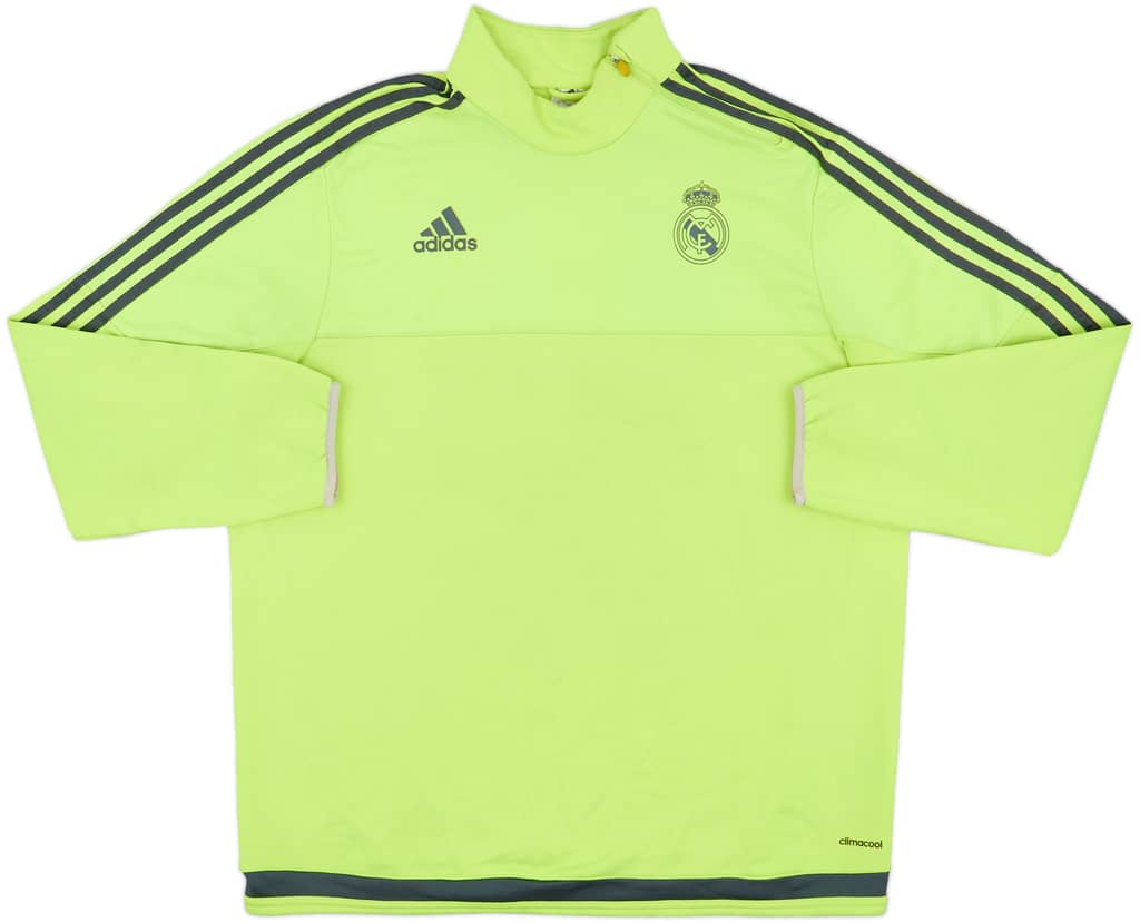 2015-16 Real Madrid adidas 1/4 Zip Drill Top - 5/10 - (XL)