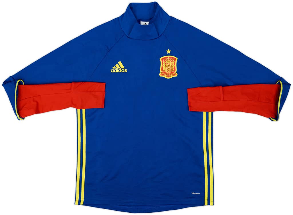 2016-18 Spain adidas Drill Top - 8/10 - (M)
