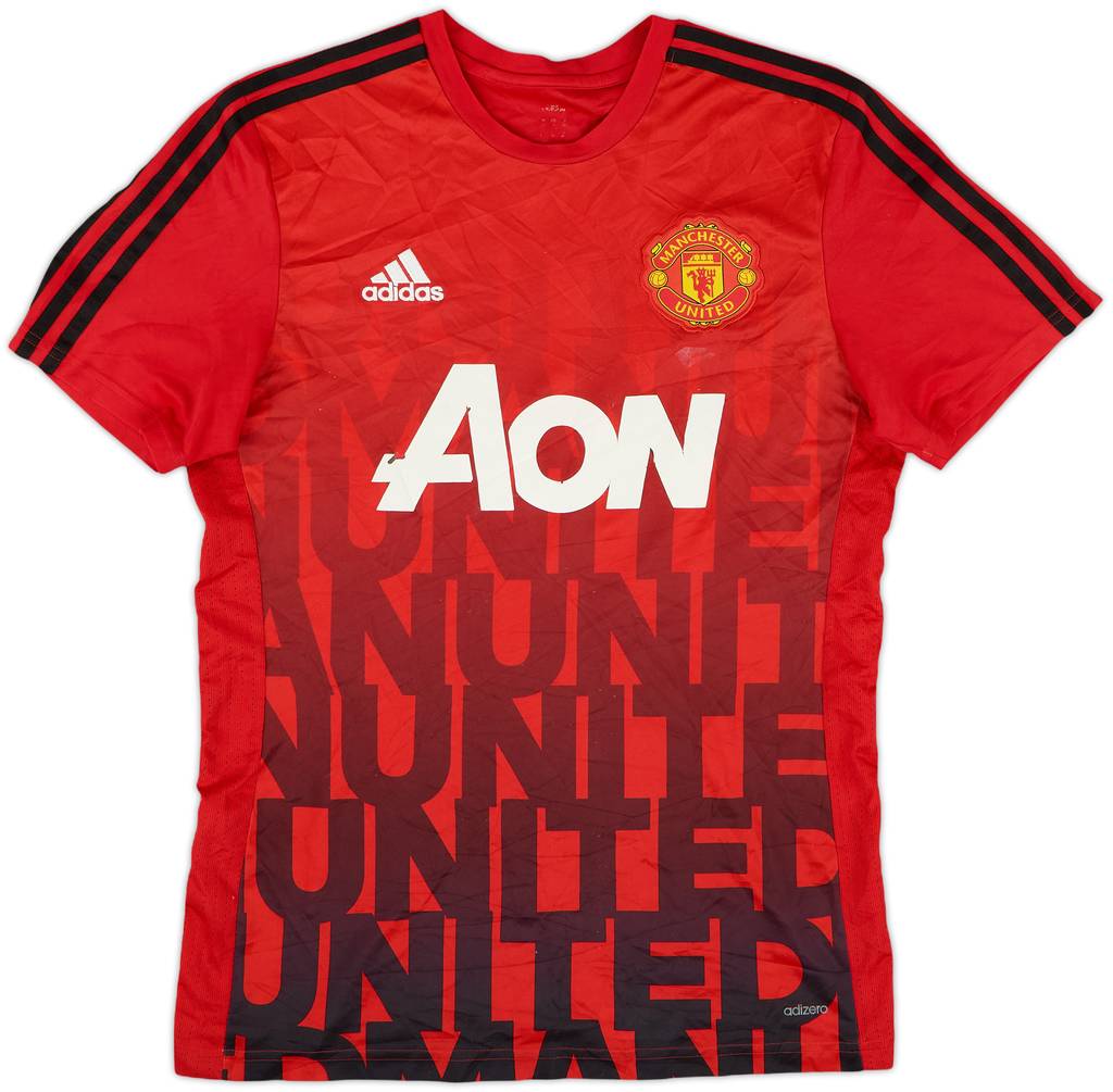 2016-17 Manchester United adidas Training Shirt - 5/10 - (M)