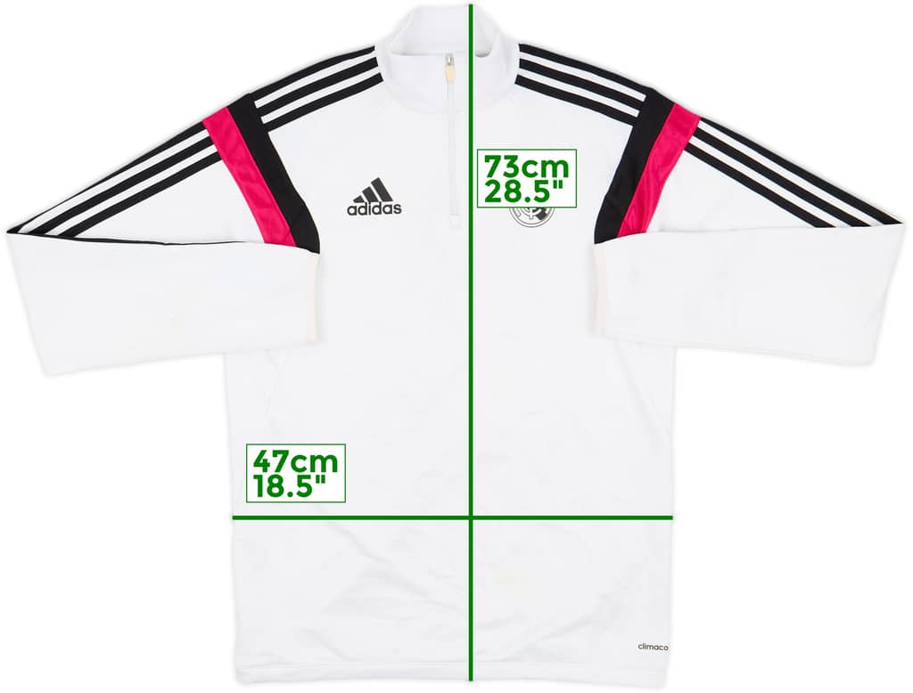 2014-15 Real Madrid adidas 1/4 Zip Drill Top - 5/10 - (S)