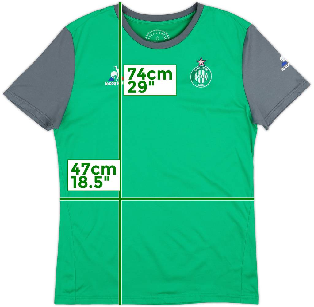 2016-17 Saint Etienne Le Coq Sportif Training Shirt - 9/10 - (L)