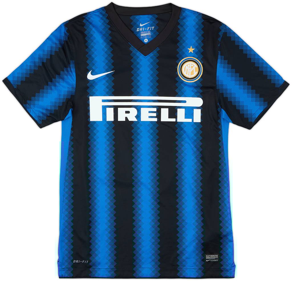 2010-11 Inter Milan Home Shirt Sneijder #10 - 9/10 - (S)