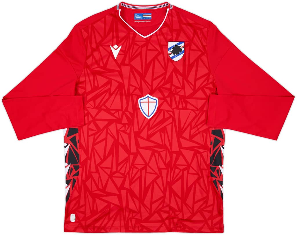 2023-24 Sampdoria GK Home Shirt - 8/10 - (XXL)