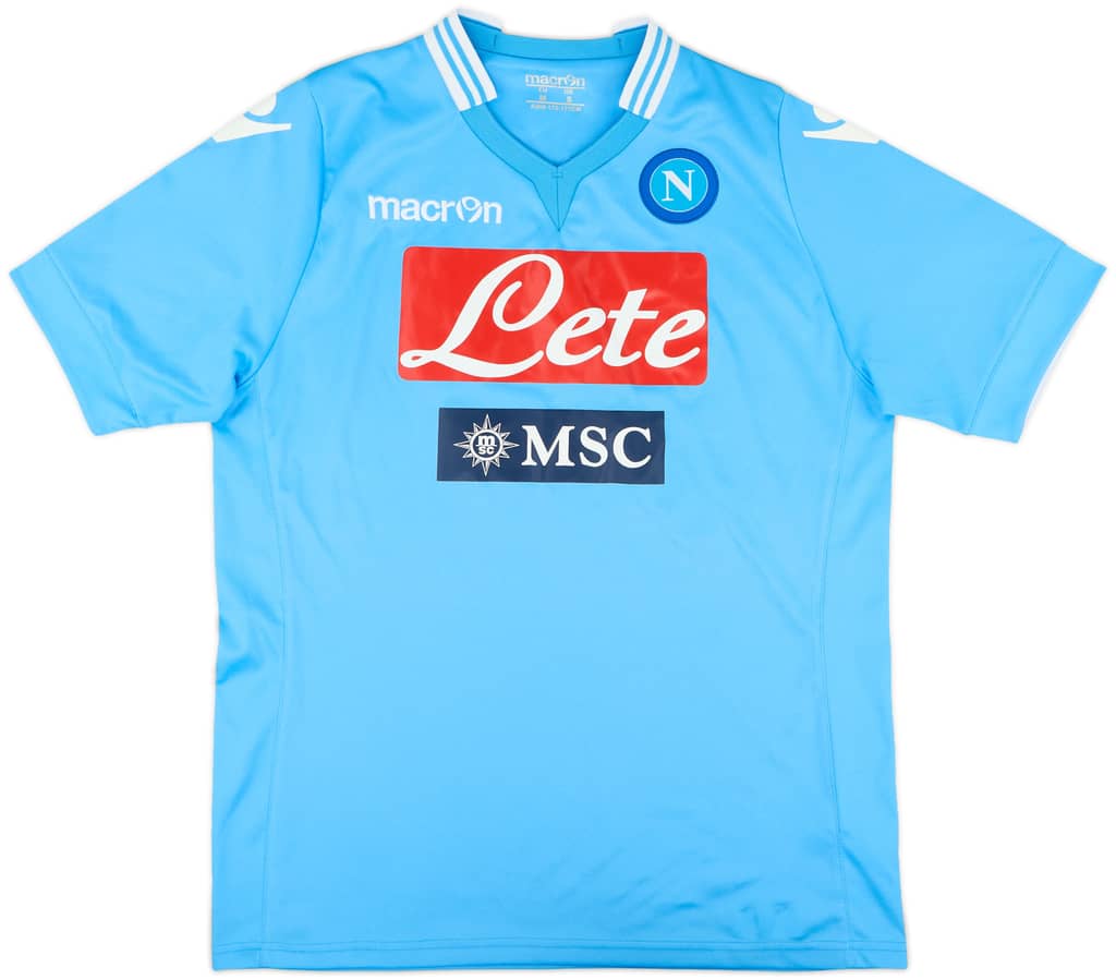 2013-14 Napoli Home Shirt - 10/10 - (M)
