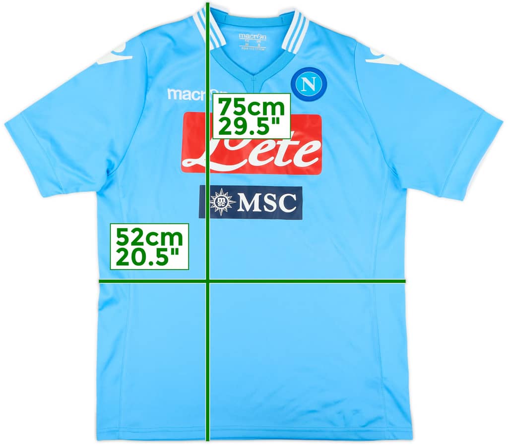 2013-14 Napoli Home Shirt - 10/10 - (M)