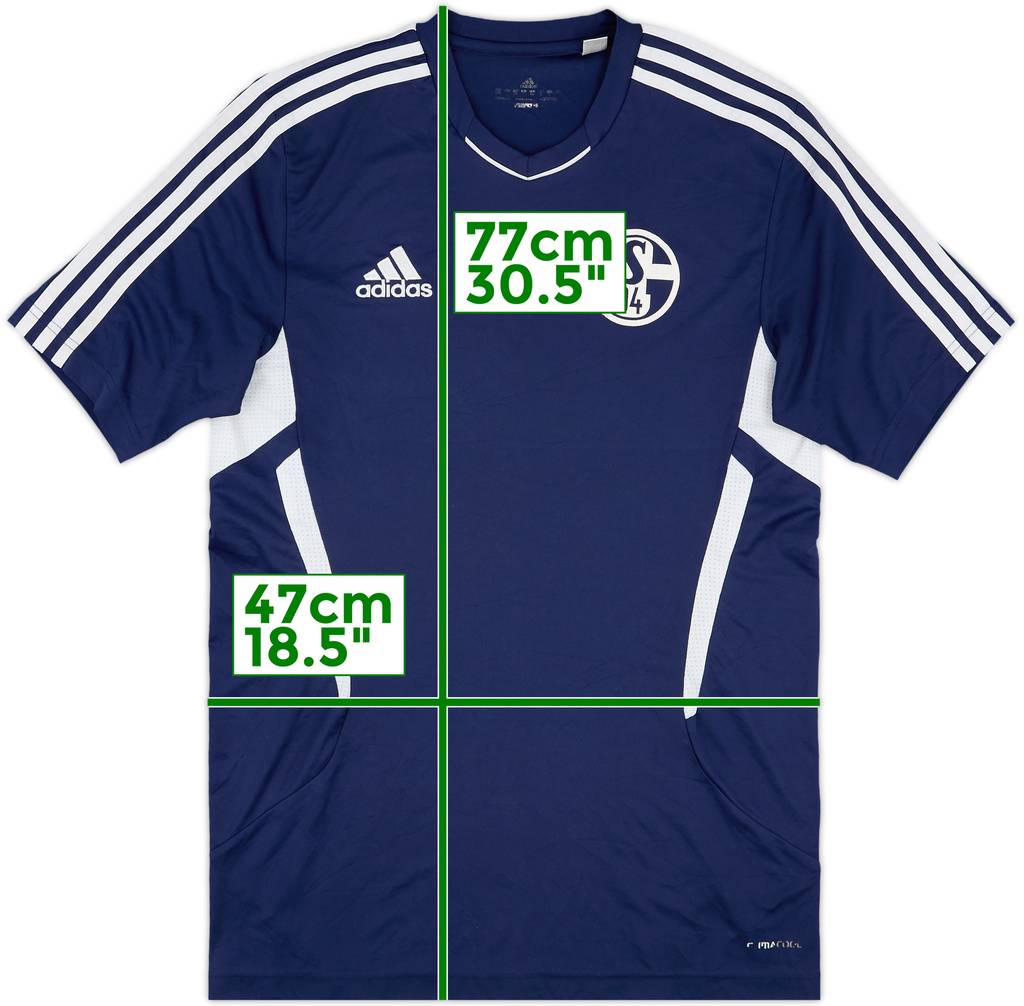 2011-12 Schalke adidas Training Shirt - 6/10 - (M)