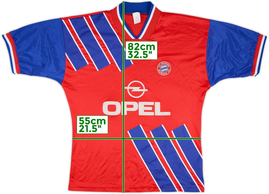 1993-95 Bayern Munich Home Shirt - 8/10 - (XL)