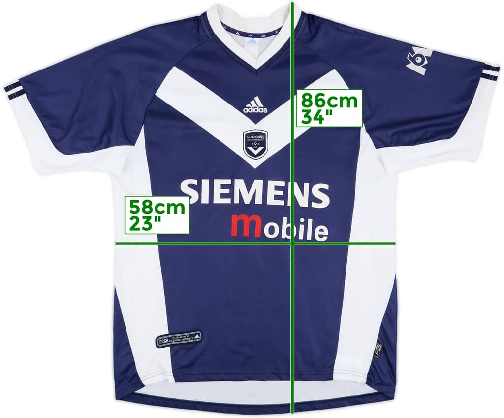 2001-03 Bordeaux Home Shirt - 8/10 - (XL)