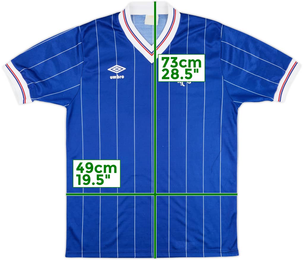 1982-84 Rangers Home Shirt - 7/10 - (M)