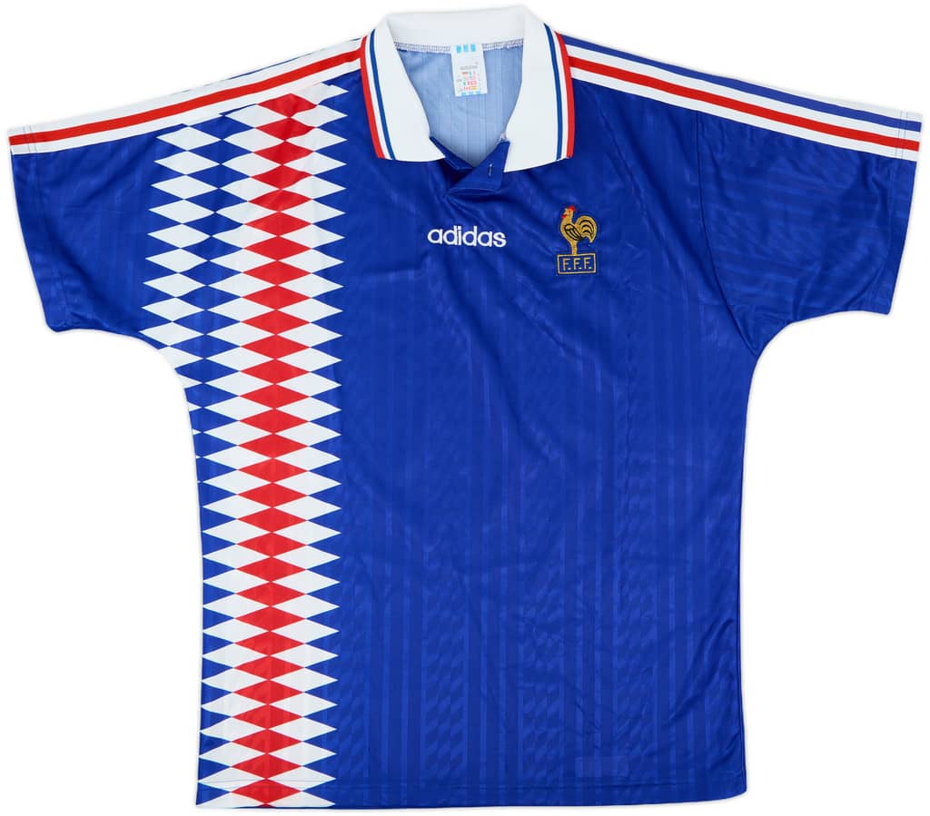 1994-96 France Home Shirt - 6/10 - (L)