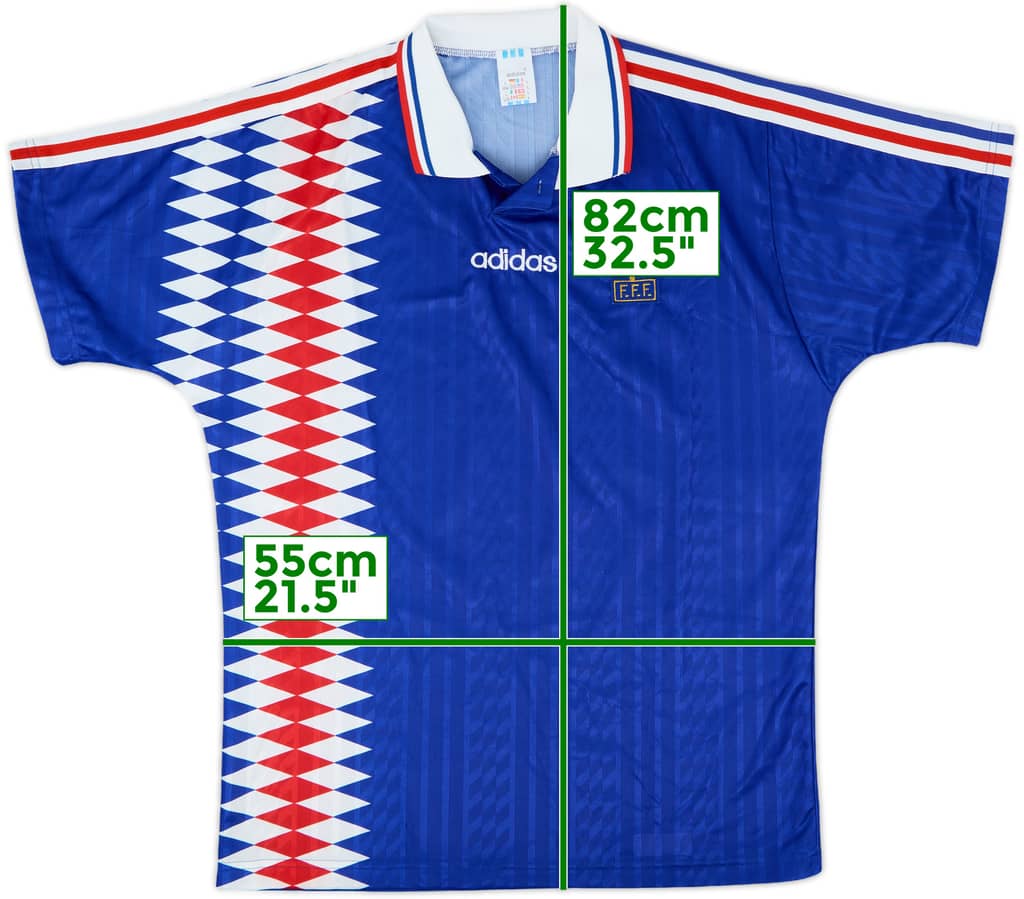 1994-96 France Home Shirt - 6/10 - (L)