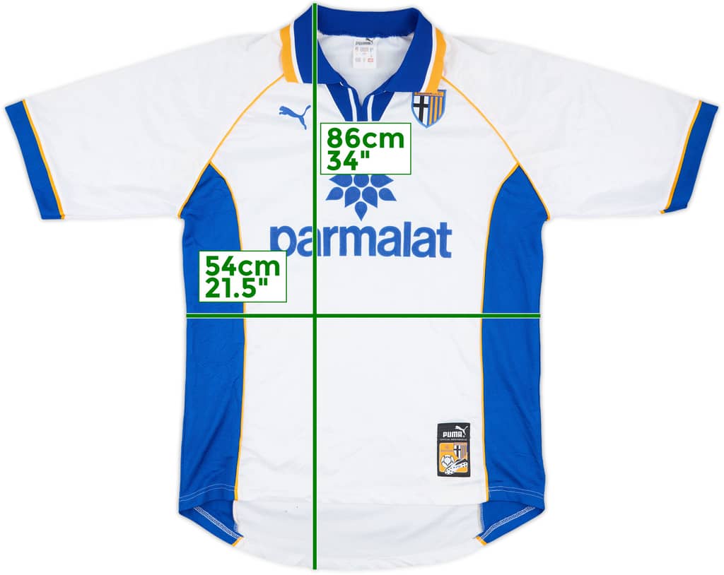 1997-98 Parma Home Shirt - 8/10 - (L)