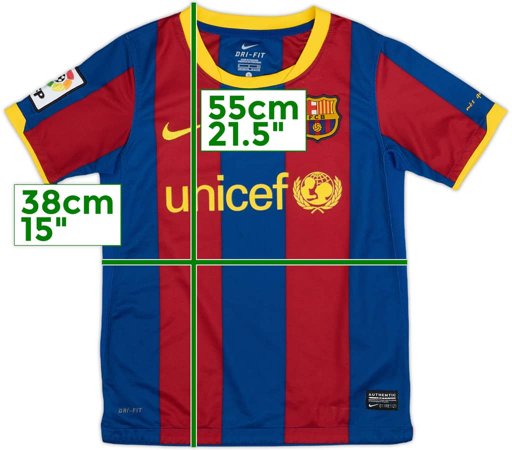 2010-11 Barcelona Home Shirt - 9/10 - (S.Boys)