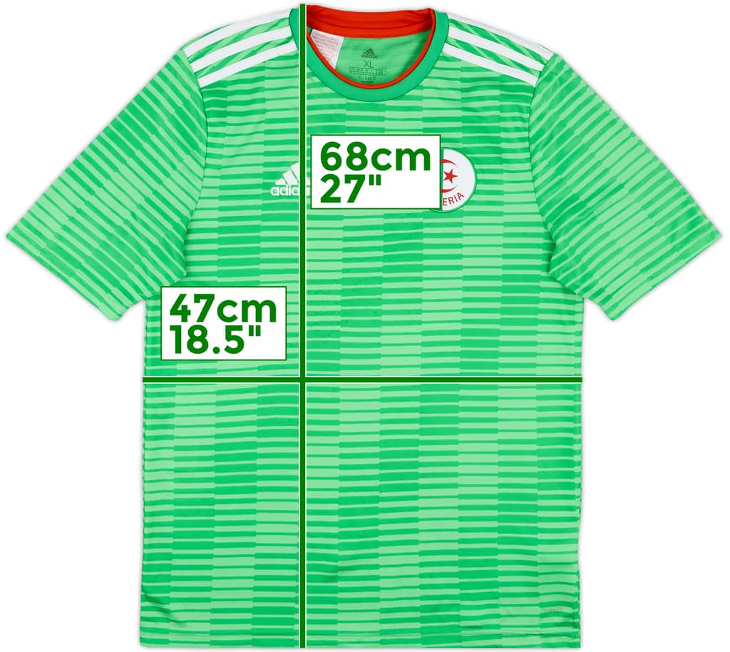 2018-19 Algeria Away Shirt - 7/10 - (XL.Boys)