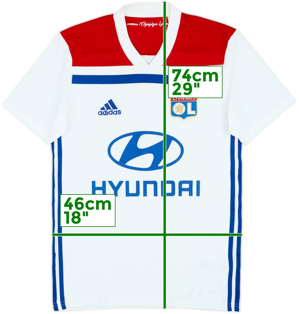 2018-19 Lyon Home Shirt - 6/10 - (XS)