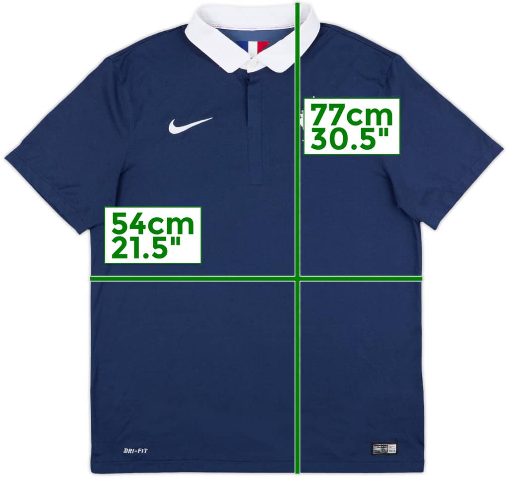 2014-15 France Home Shirt - 8/10 - (L)