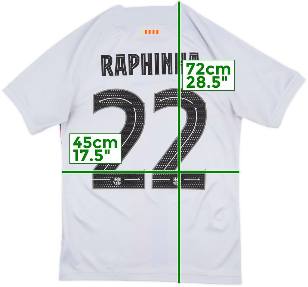 2022-23 Barcelona Third Shirt Raphinha #22 - 8/10 - (S)