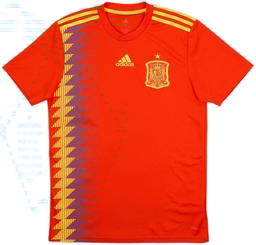 2018-19 Spain Home Shirt - 9/10 - (S)