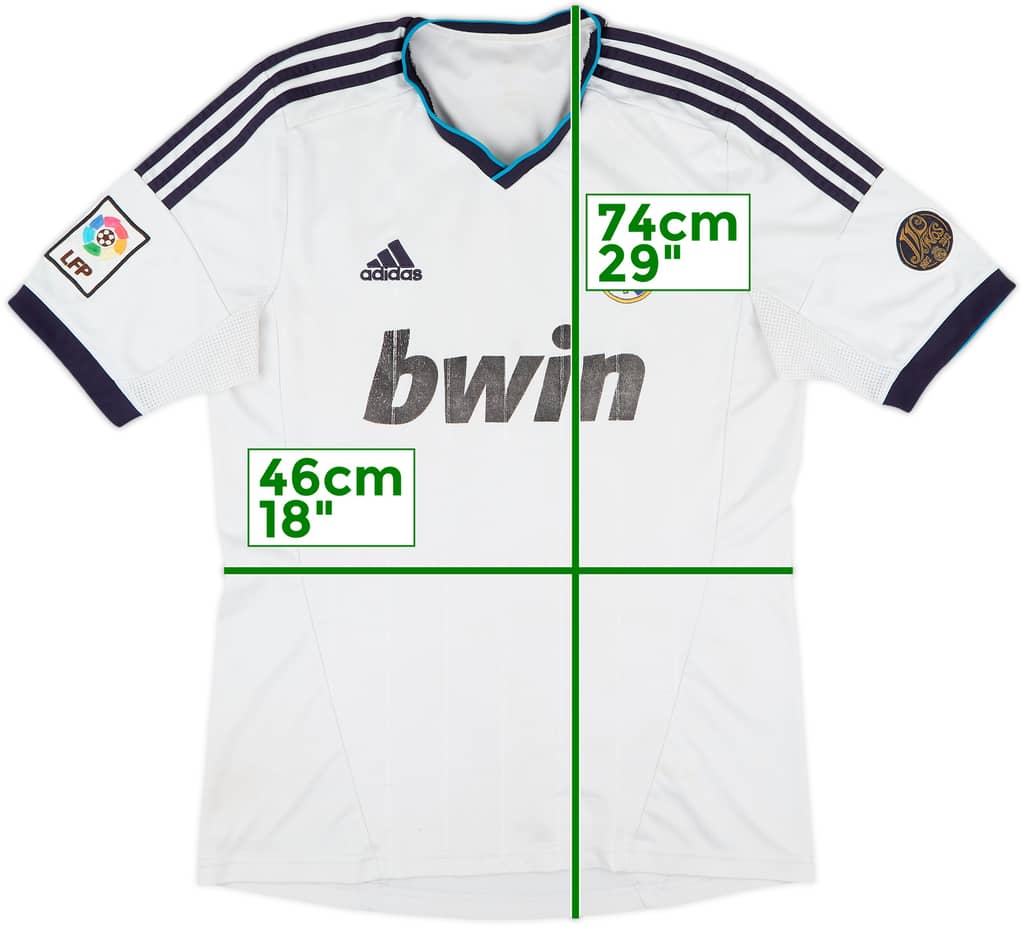 2012-13 Real Madrid Home Shirt - 4/10 - (M)