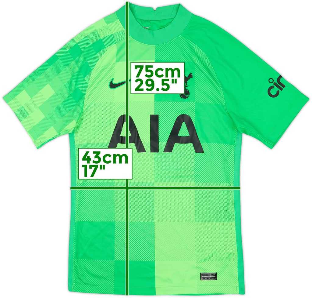 2021-22 Tottenham GK S/S Shirt - 10/10 - (XS)