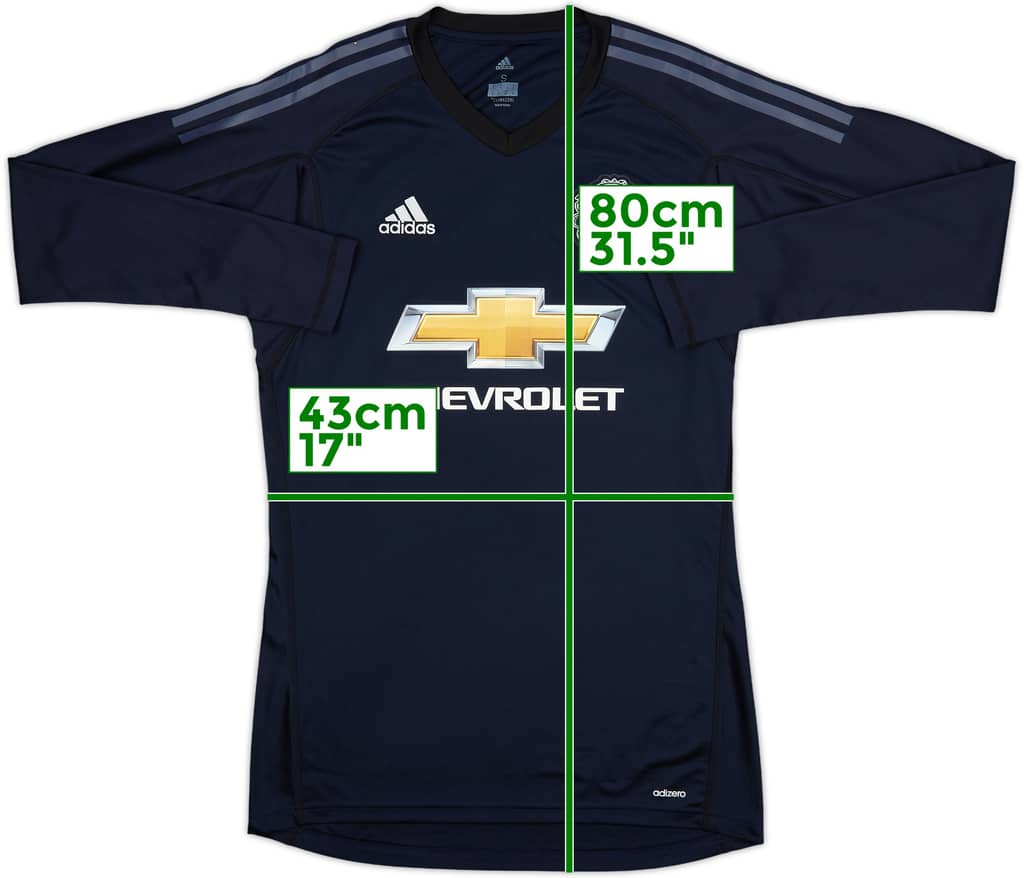2017-18 Manchester United GK Shirt - 8/10 - (S)