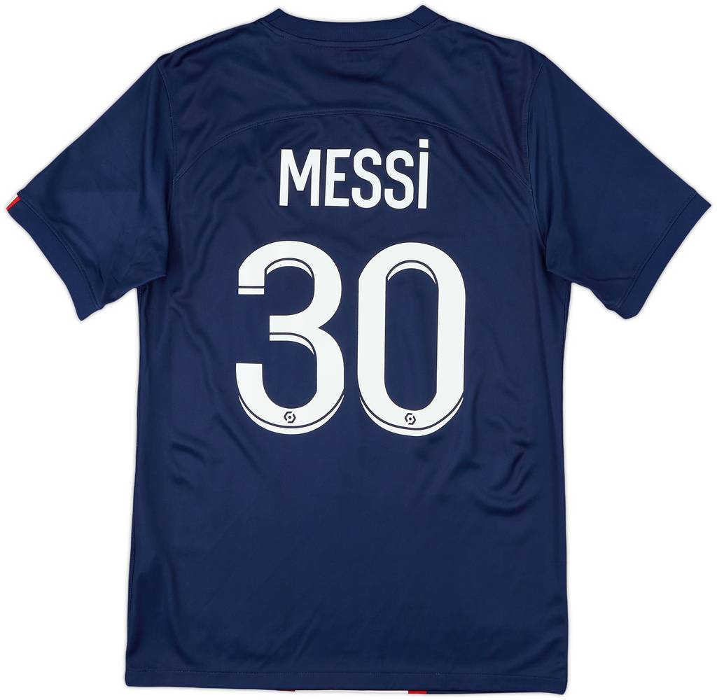 2022-23 Paris Saint-Germain Home Shirt Messi #30 - 8/10 - (M)