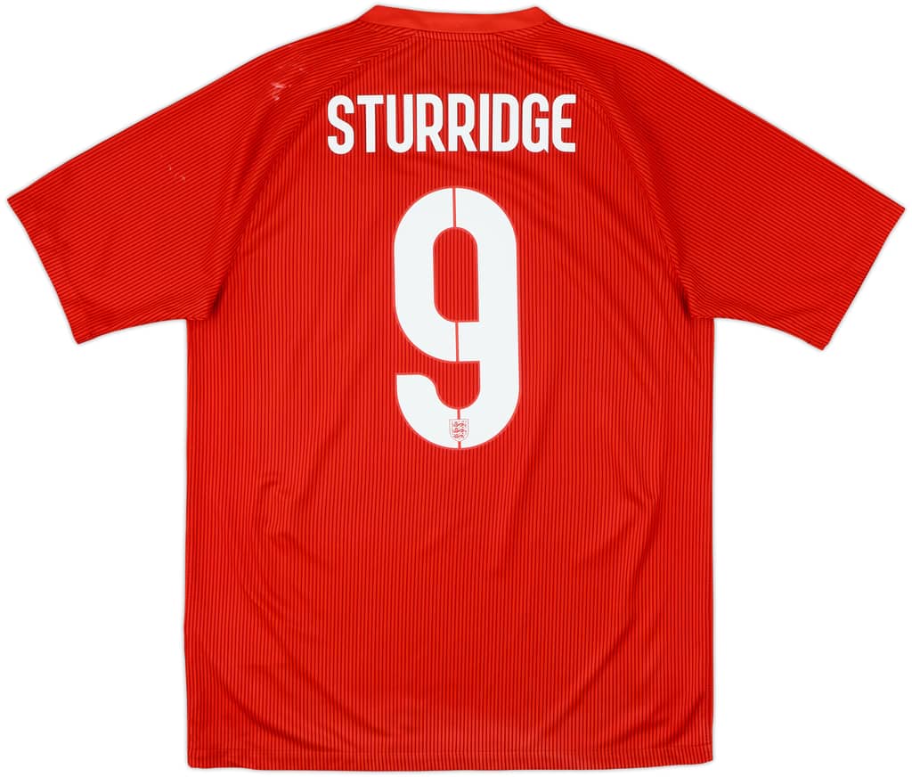 2014-15 England Away Shirt Sturridge #9 - 9/10 - (M)