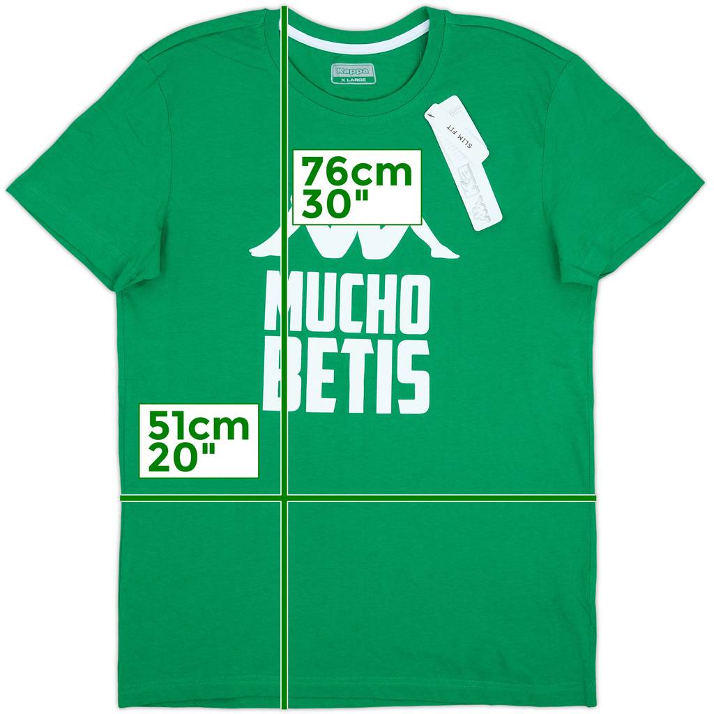 2019-20 Real Betis Kappa Cotton Tee (XL)