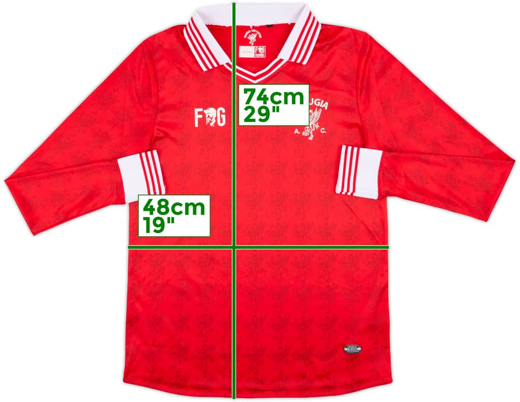 2017-18 Perugia Home L/S Shirt - 8/10 - (M)