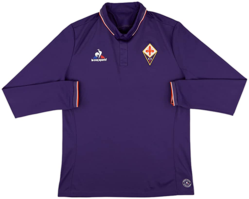 2018-19 Fiorentina Home L/S Shirt - 8/10 - (M)