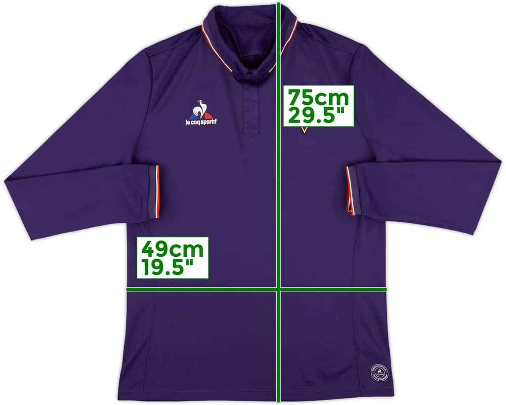 2018-19 Fiorentina Home L/S Shirt - 8/10 - (M)