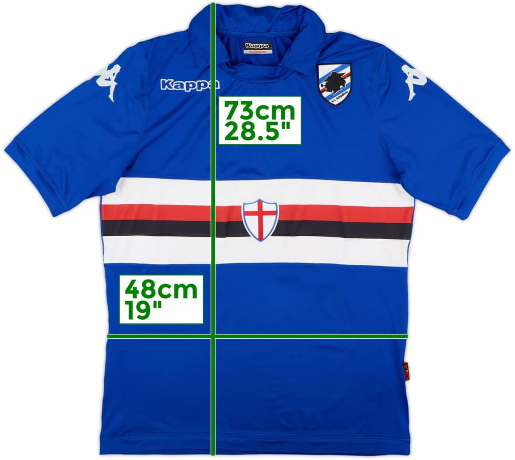 2013-14 Sampdoria Home Shirt - 7/10 - (M)