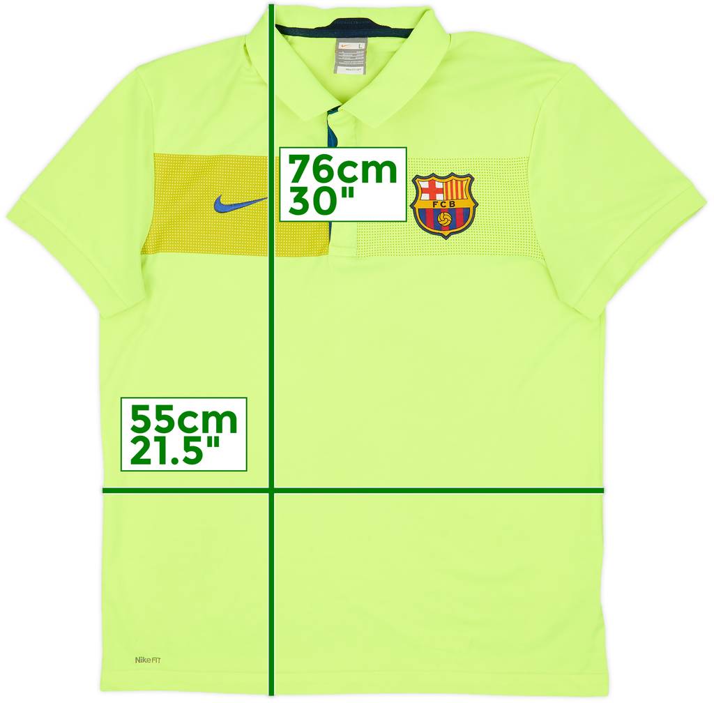 2009-10 Barcelona Nike Polo Shirt - 7/10 - (L)