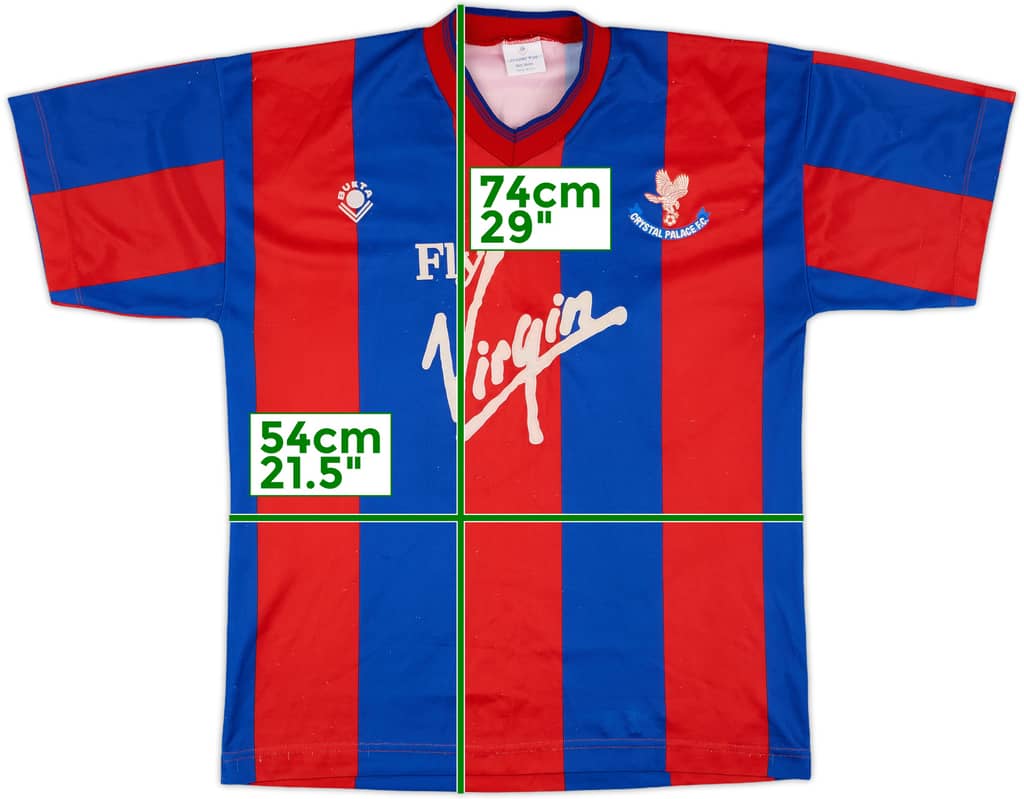 1988-90 Crystal Palace Home Shirt - 6/10 - (M)