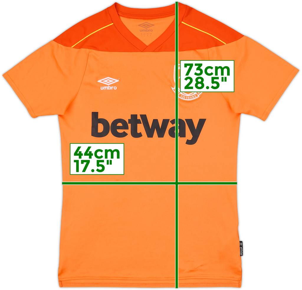 2020-21 West Ham GK S/S Shirt - 8/10 - (S)