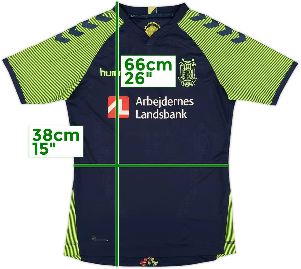 2017-18 Brondby Away Shirt - 8/10 - (L.Boys)