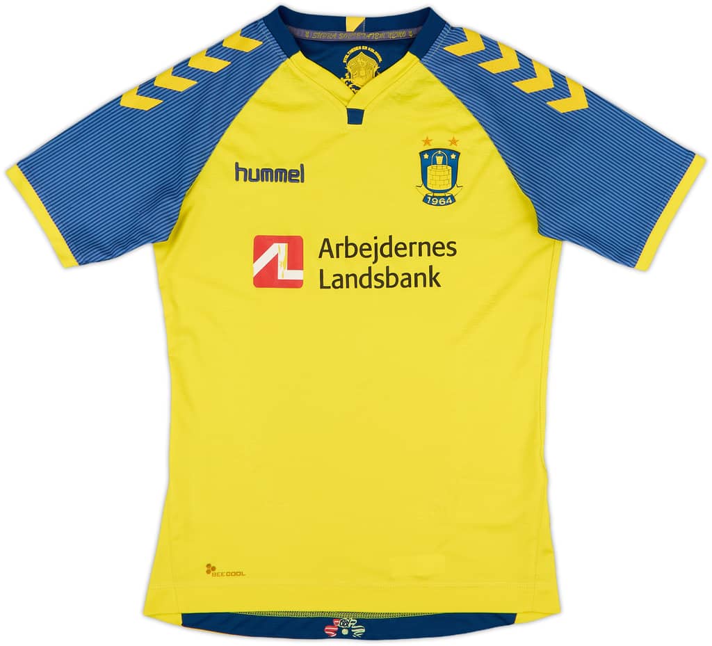 2017-18 Brondby Home Shirt - 6/10 - (L.Boys)