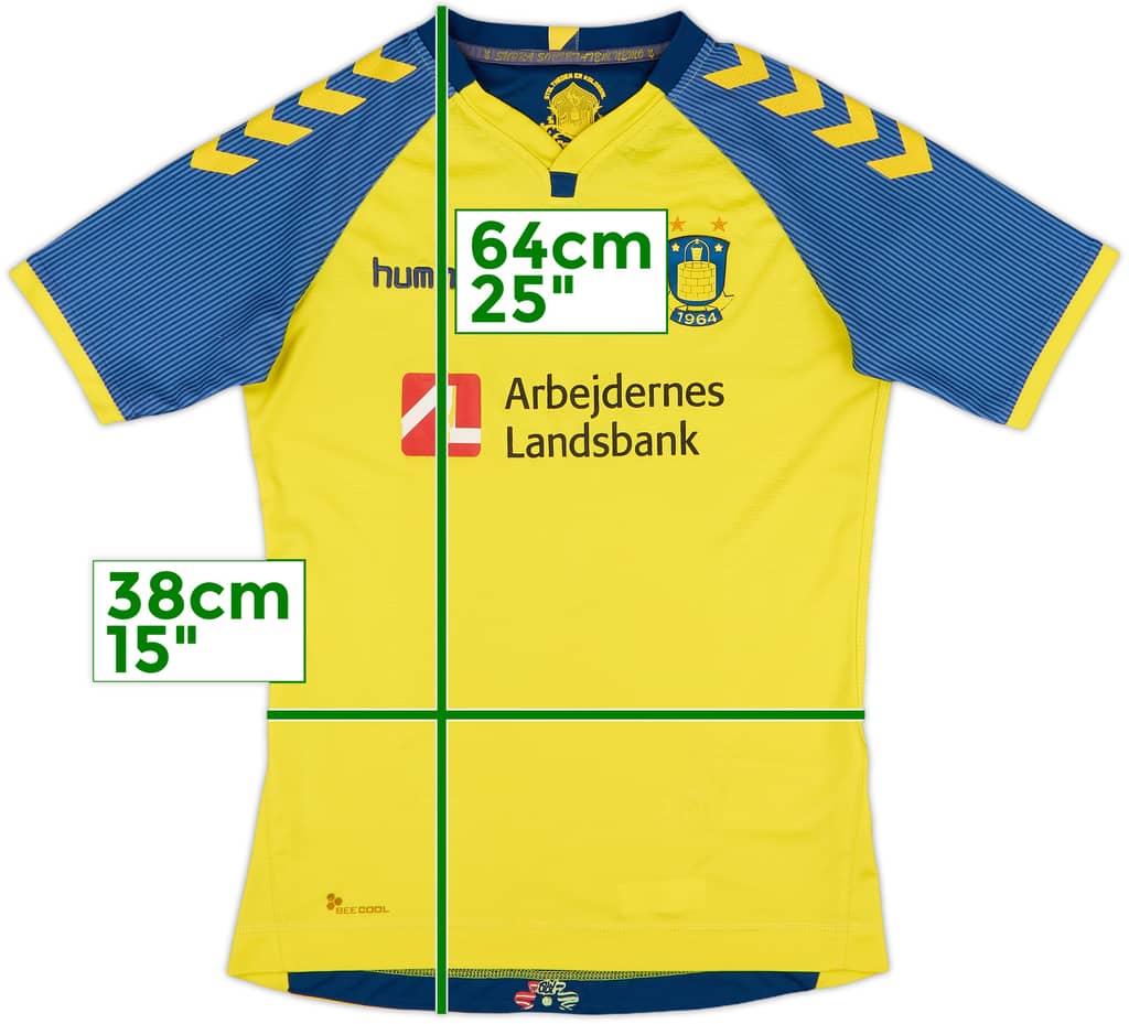 2017-18 Brondby Home Shirt - 6/10 - (L.Boys)