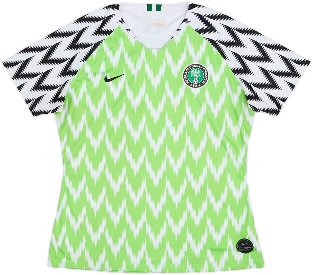 2018-19 Nigeria Home Shirt - 9/10 - (Women's L)