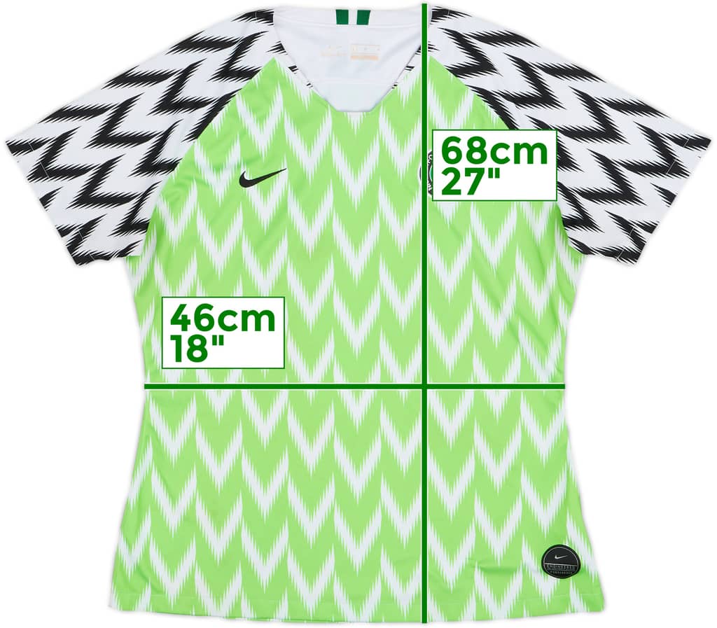 2018-19 Nigeria Home Shirt - 9/10 - (Women's L)