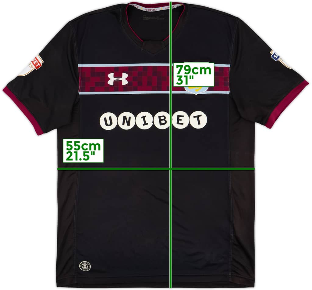 2017-18 Aston Villa Away Shirt - 6/10 - (L)