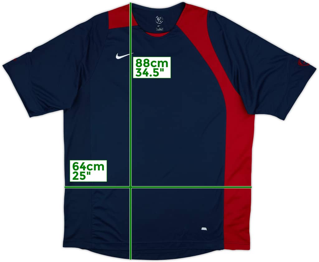 2005-06 USA Nike Training Shirt - 8/10 - (XL)