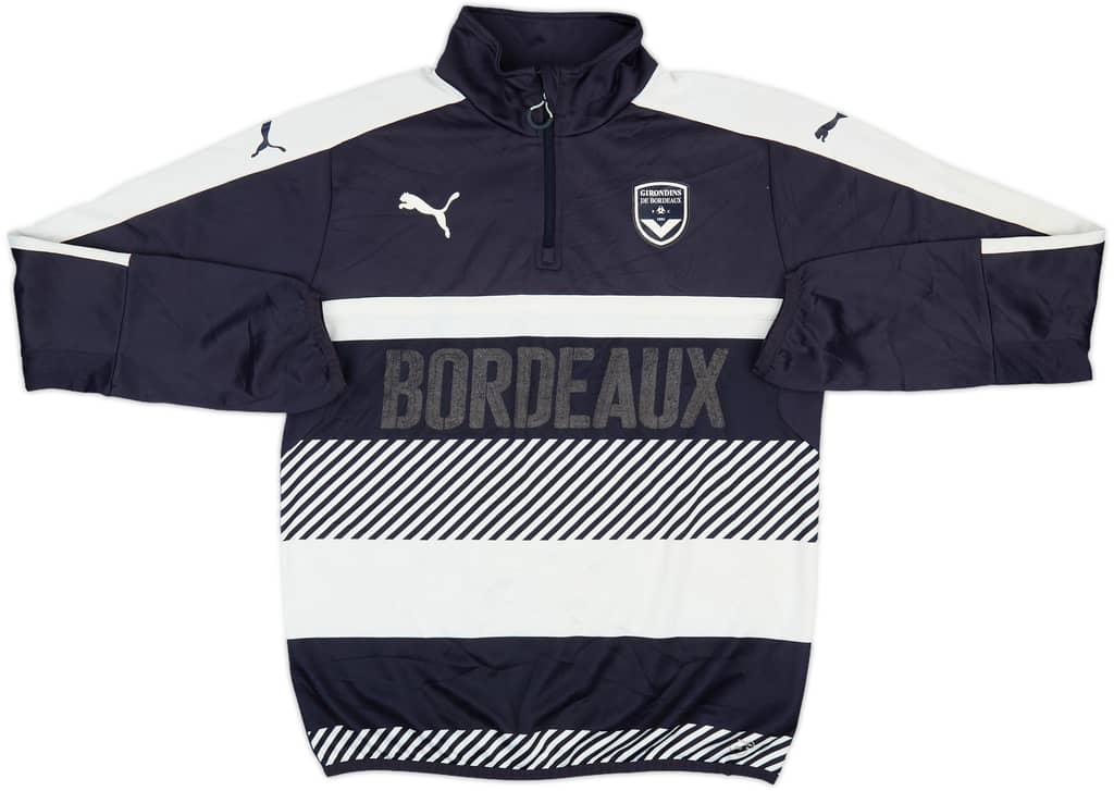 2016-17 Bordeaux Puma 1/4 Zip Drill Top - 4/10 - (M)