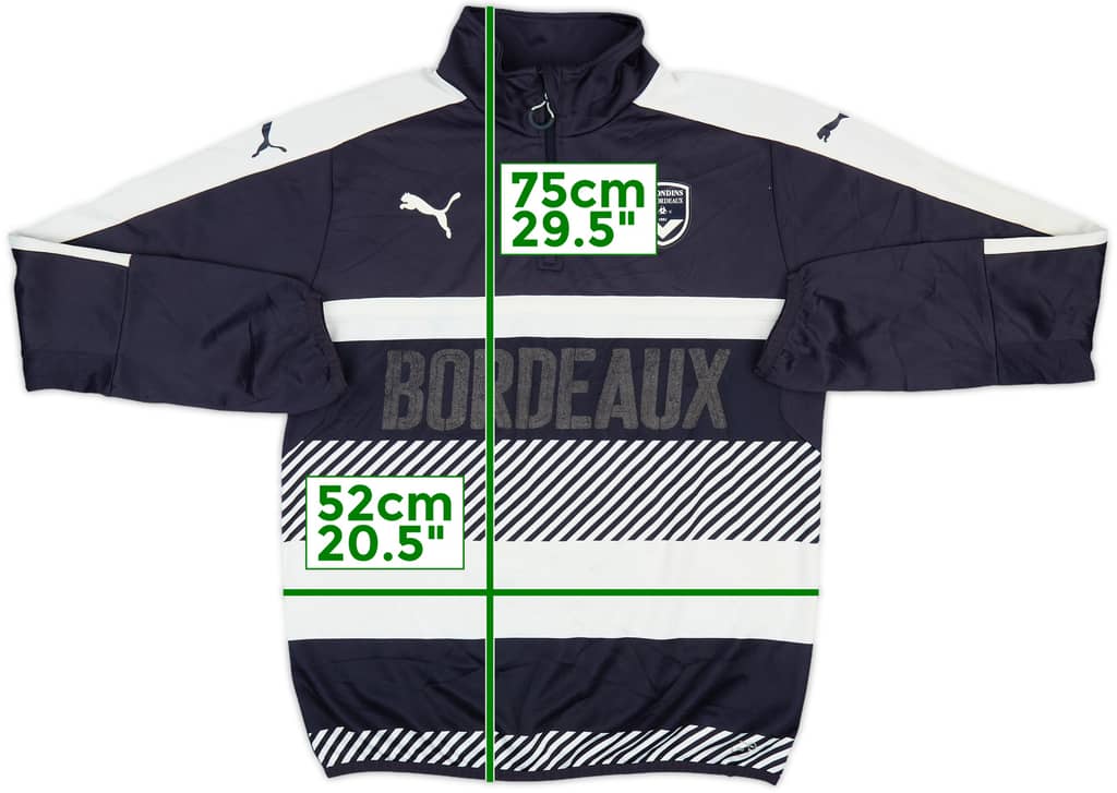 2016-17 Bordeaux Puma 1/4 Zip Drill Top - 4/10 - (M)