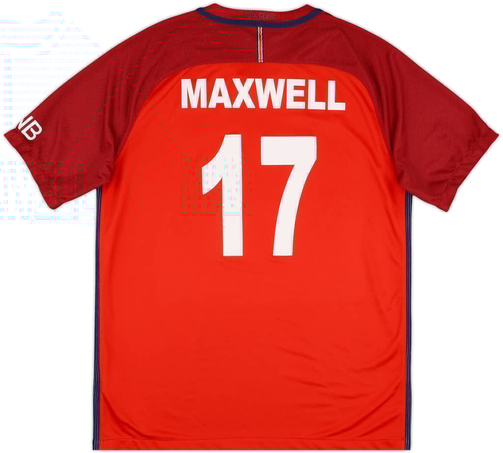 2016-17 Paris Saint-Germain Away Shirt Maxwell #17 - 6/10 - (L)