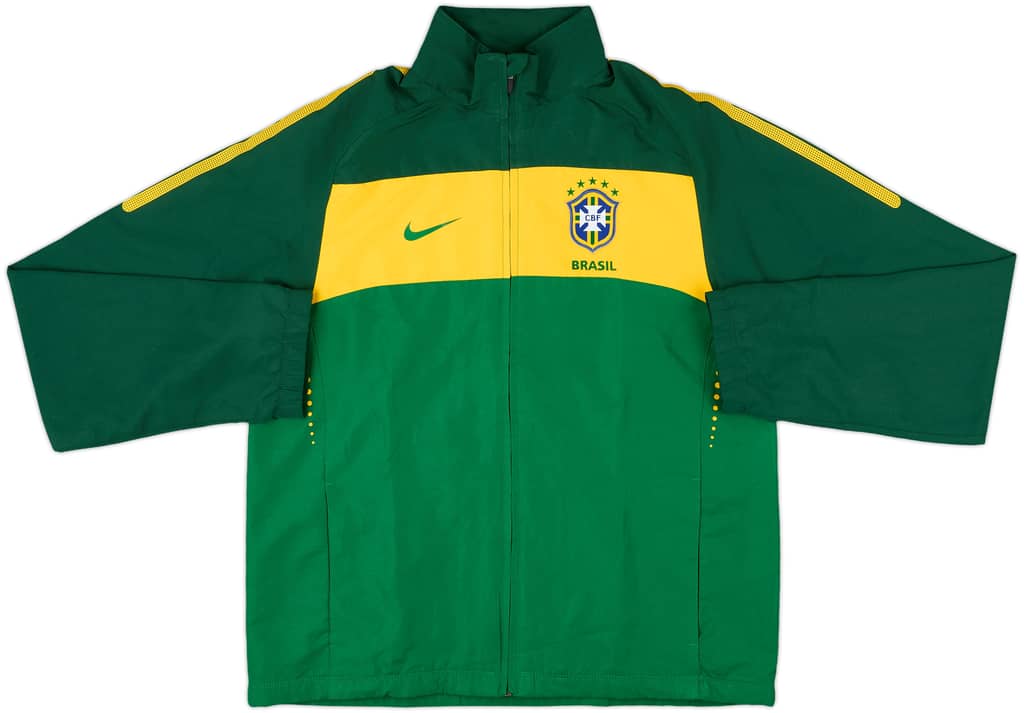 2010-11 Brazil Nike Track Jacket - 9/10 - (M)