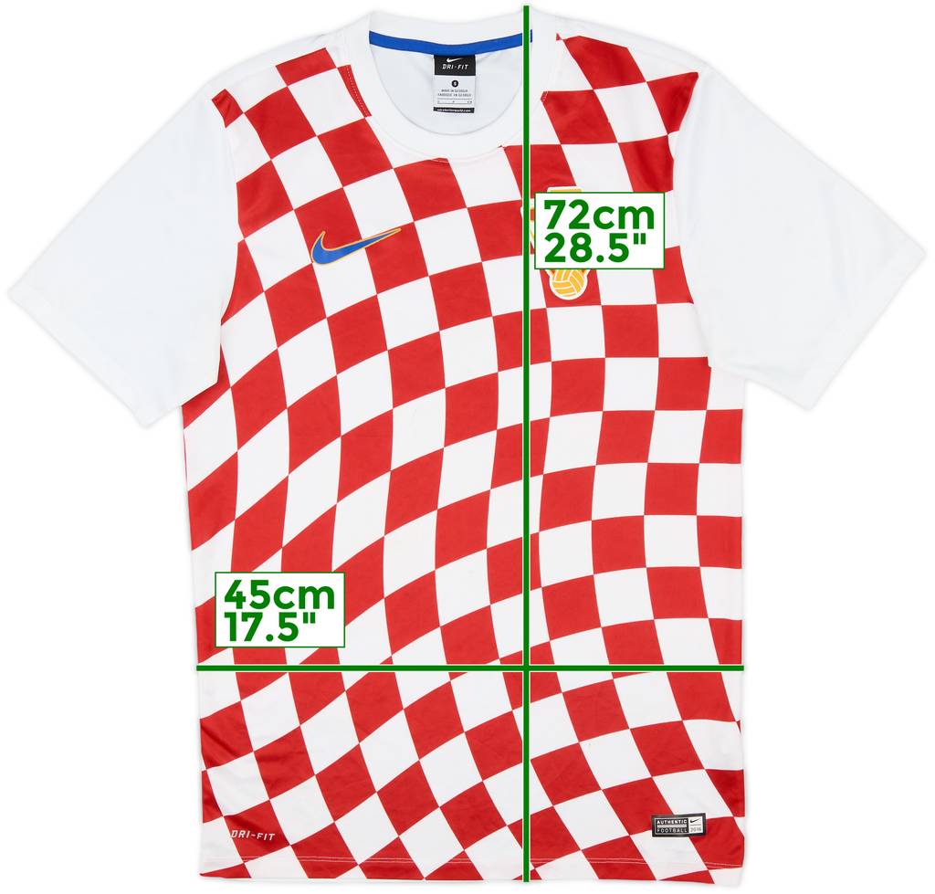 2016-18 Croatia Basic Home Shirt - 8/10 - (S)