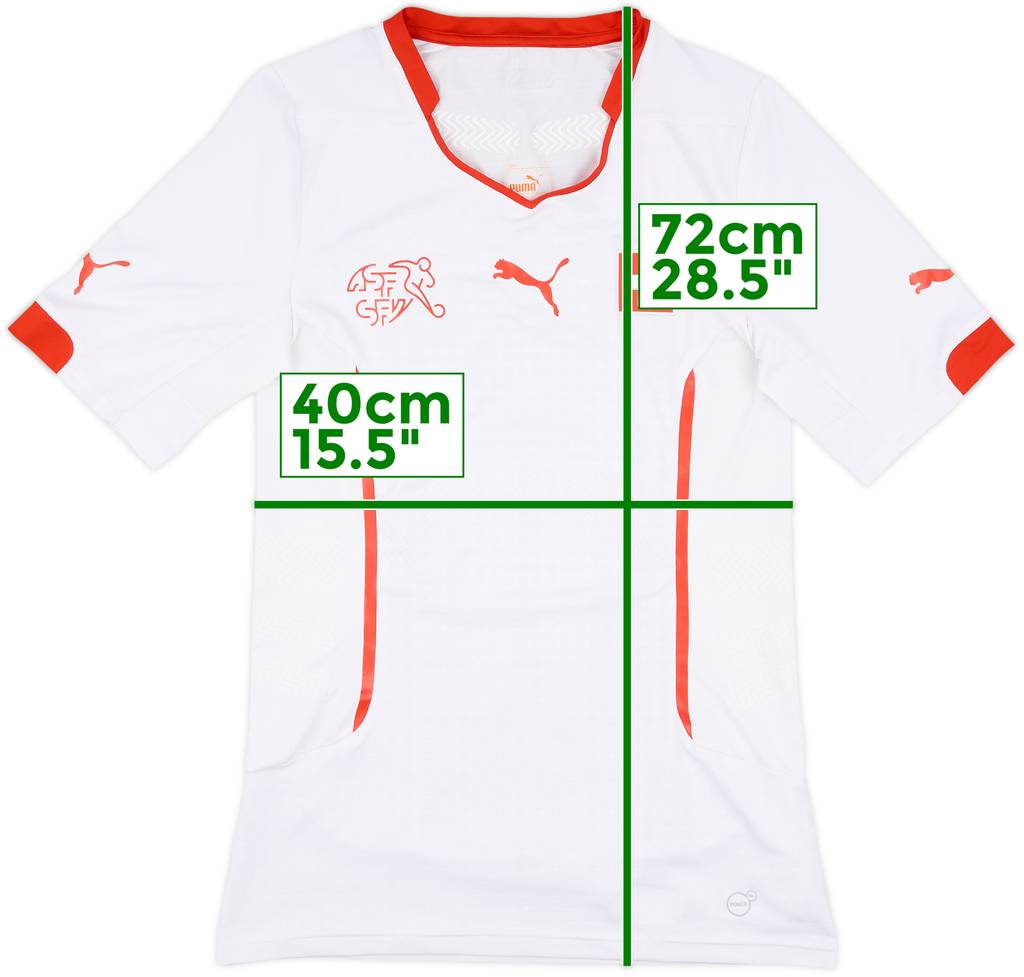 2014-15 Switzerland Player Issue Away Shirt - 8/10 - (L)