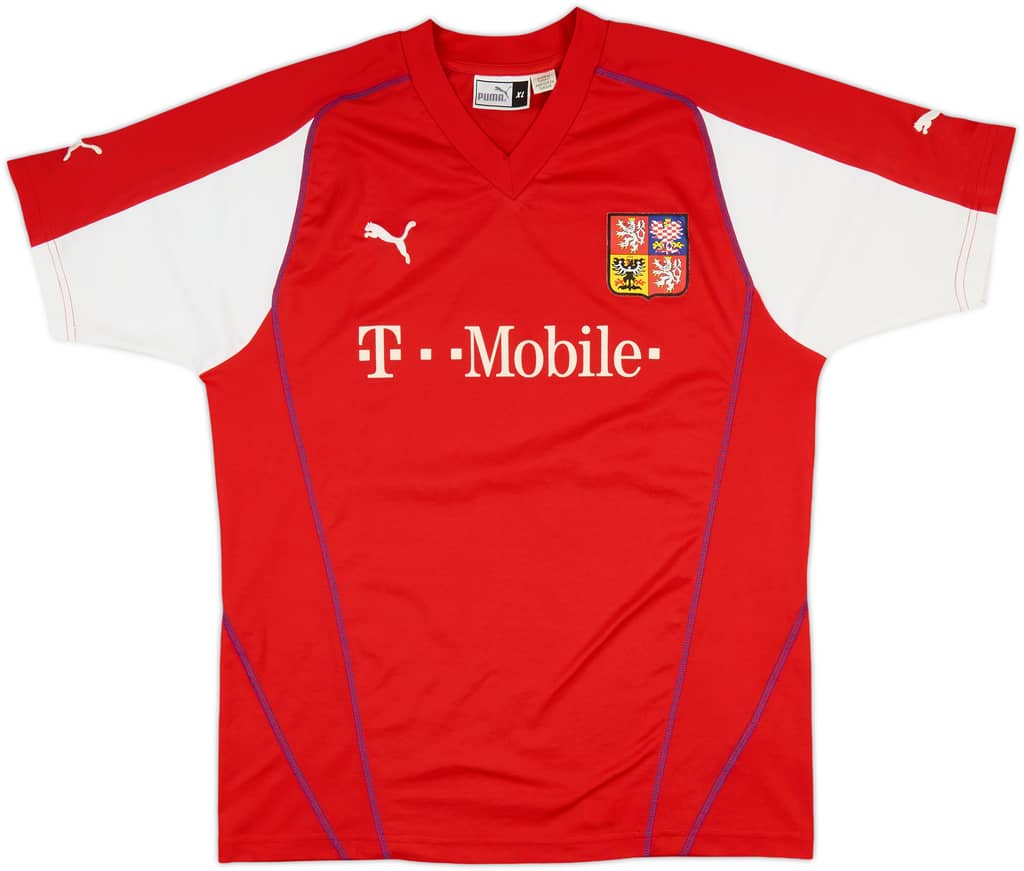 2003-04 Czech Republic Home Shirt - 6/10 - (XL)